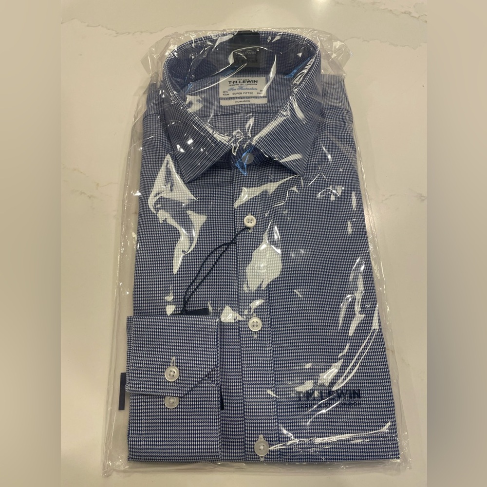 TM Lewin men’s button down, new in package.